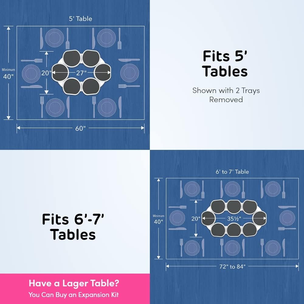 Dining Table Rotating Serving Tray